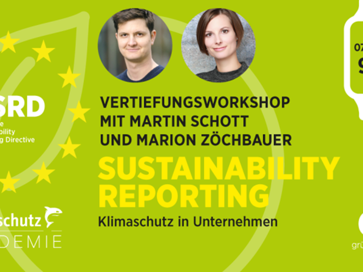 VERTIEFUNGSWORKSHOP: KLIMASCHUTZ IN UNTERNEHMEN
